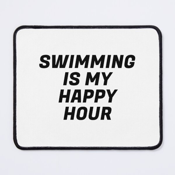 Artikelvorschau, Schwimmen ist meine Happy Hour entworfen und verkauft von Inspirationmotivation.