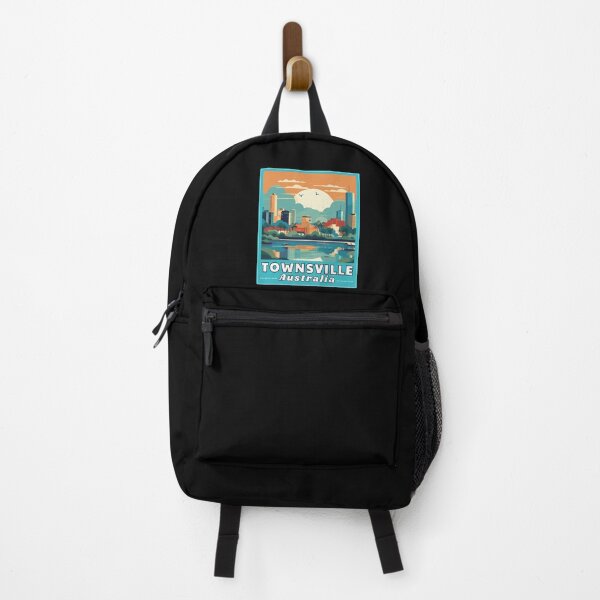 Item preview, Townsville in Queensland Australia Retro Travel Art Skyline designed and sold by MaateoDesign.