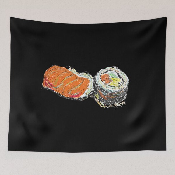 Item preview, Sushi as a favorite food artwork designed and sold by SHARON NAKAR.