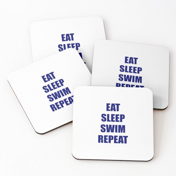 Item preview, Funny swimmer - Eat sleep swim repeat designed and sold by Inspirationmotivation.