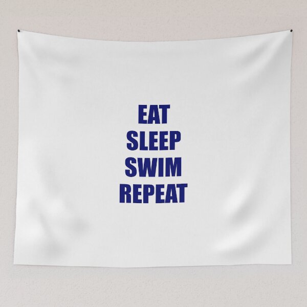 Item preview, Funny swimmer - Eat sleep swim repeat designed and sold by Inspirationmotivation.