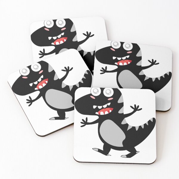 Item preview, Cute Spiky Monster with a Big Smile designed and sold by OwOlet.
