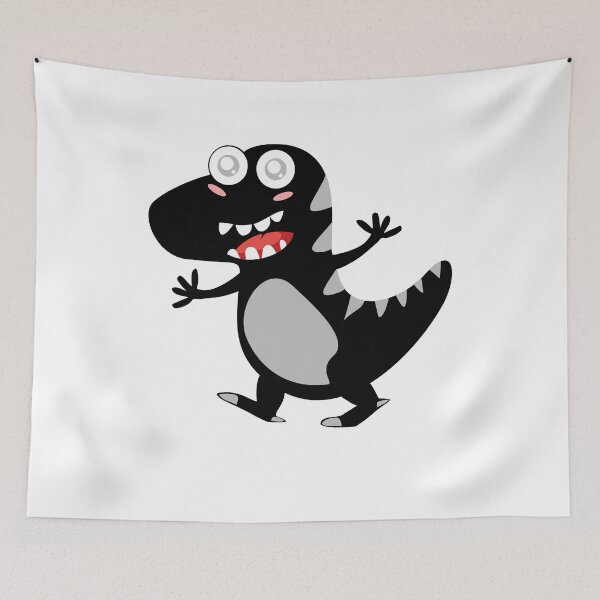Item preview, Cute Spiky Monster with a Big Smile designed and sold by OwOlet.