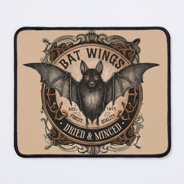 Item preview, Halloween Witch Label Bat Wings Dried and Minced designed and sold by Pink Pineapple Works.