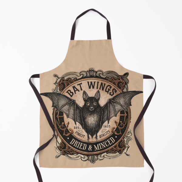 Item preview, Halloween Witch Label Bat Wings Dried and Minced designed and sold by Pink Pineapple Works.