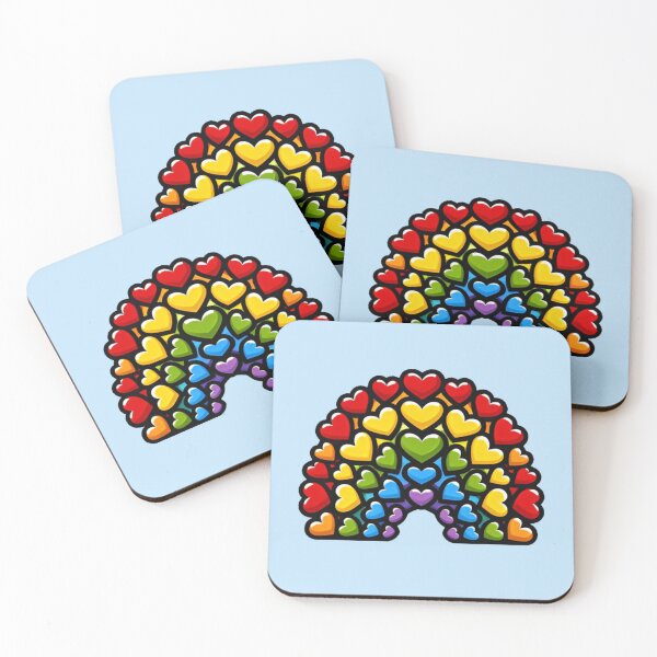 Item preview,  Rainbow of Hearts: A Colorful and Joyful  designed and sold by MOONE FLOWER.