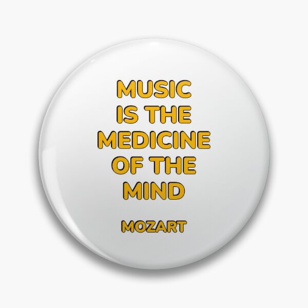 Item preview, Mozart Quotes - Music is the medicine of the mind designed and sold by Inspirationmotivation.