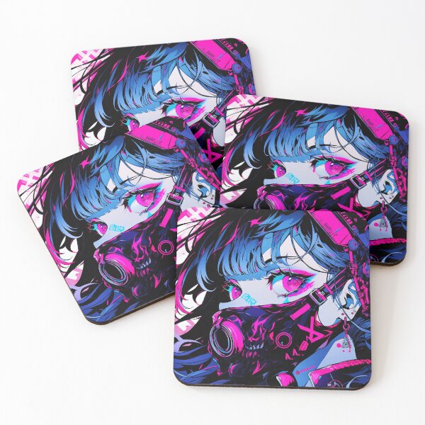 Item preview, Anime cyberpunk girl designed and sold by iWallGlow.