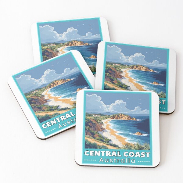 Item preview, Central Coast in New South Wales Australia Art Travel Skyline designed and sold by MaateoDesign.