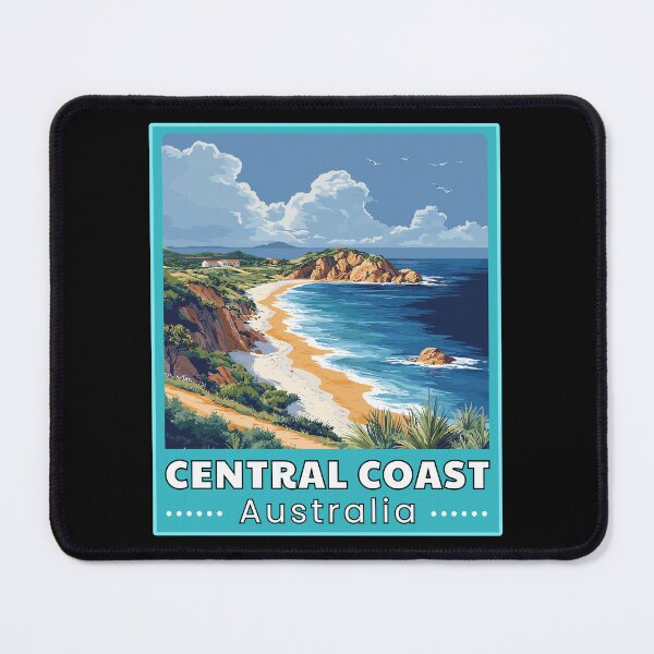 Item preview, Central Coast in New South Wales Australia Art Travel Skyline designed and sold by MaateoDesign.