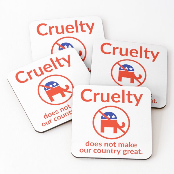 Item preview, Cruelty does not make our country great. designed and sold by Rachel the Artist .