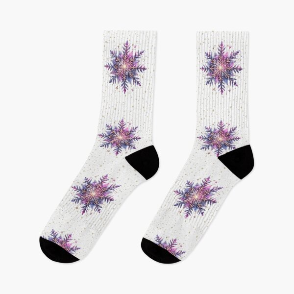 Item preview, Celestial Winter Mandala - Purple Cosmic Glow designed and sold by Margival.