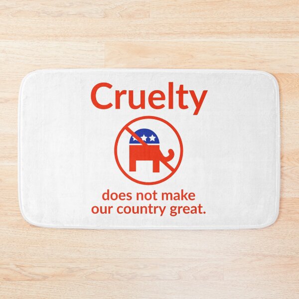 Item preview, Cruelty does not make our country great. designed and sold by Rachel the Artist .