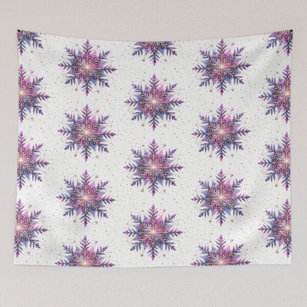 Item preview, Celestial Winter Mandala - Purple Cosmic Glow designed and sold by Margival.