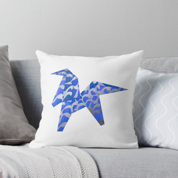 Item preview, Googly-Eyed Origami Horse - Blue and Silver designed and sold by TimeLady's Closet.