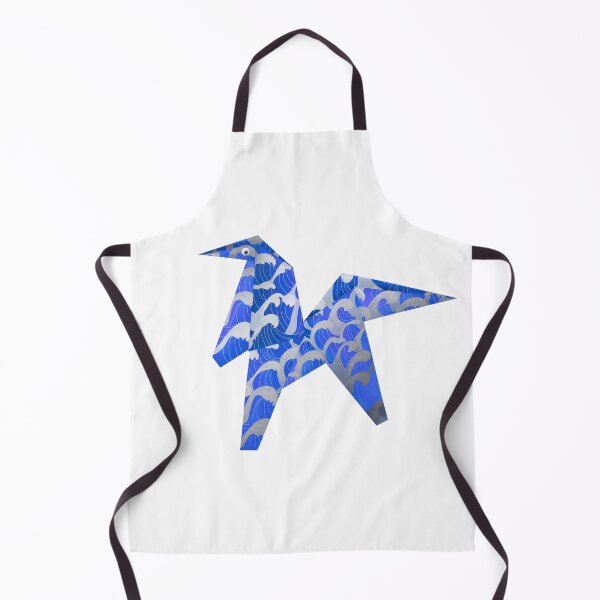 Item preview, Googly-Eyed Origami Horse - Blue and Silver designed and sold by TimeLady's Closet.