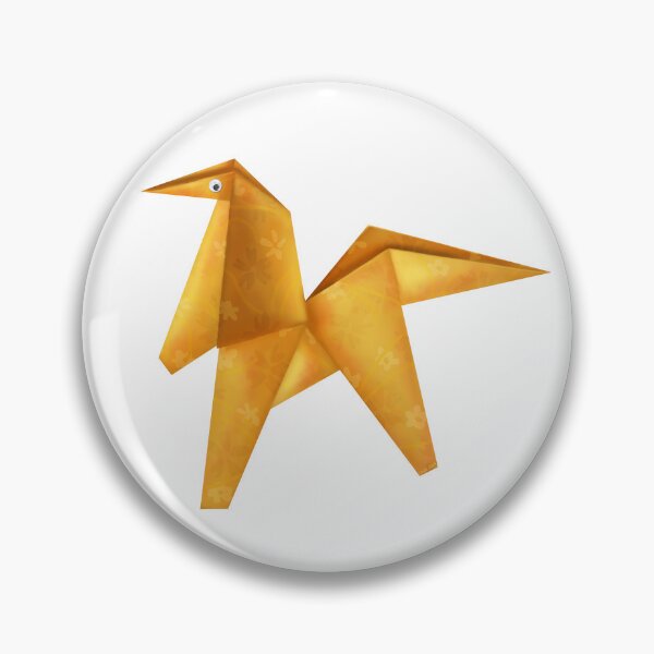 Item preview, Googly-Eyed Origami Horse - Gold designed and sold by TimeLady's Closet.