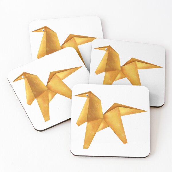 Item preview, Googly-Eyed Origami Horse - Gold designed and sold by TimeLady's Closet.