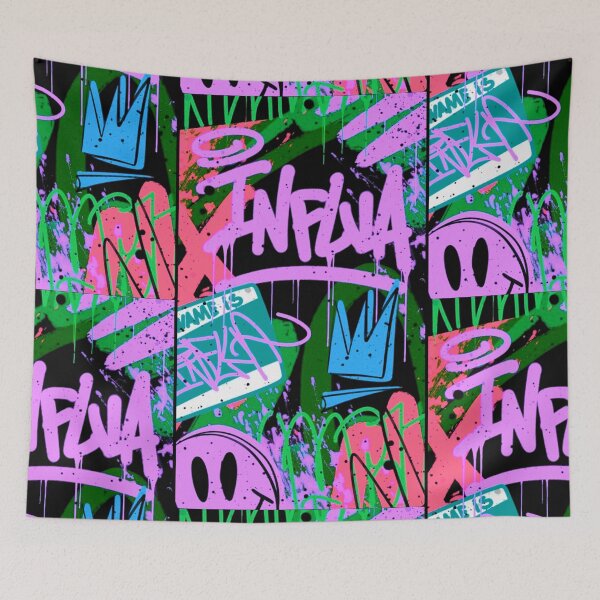 Item preview, Neon Graffiti Art Hip-Hop designed and sold by UZRWRLD .