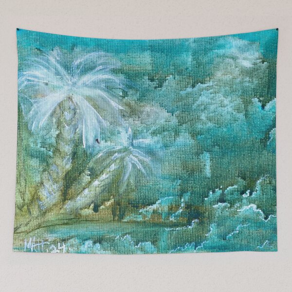 Item preview, Palm trees Island  designed and sold by MatrixTattoo.