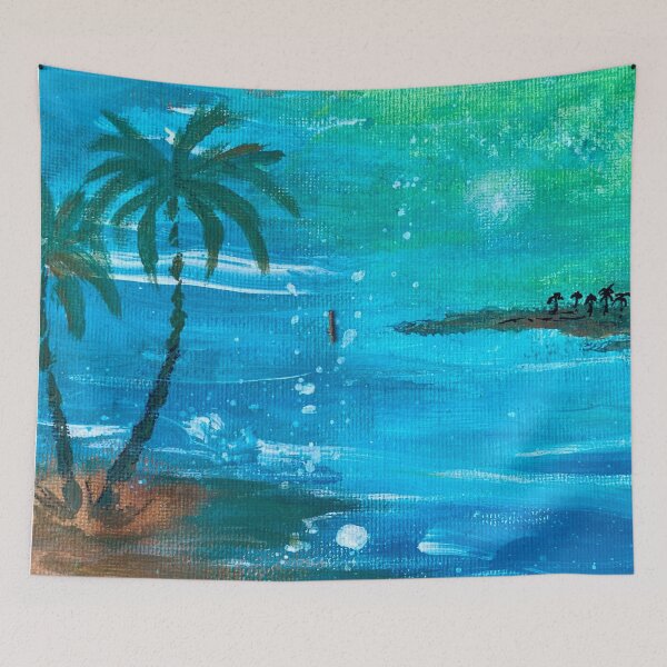 Item preview, Palm Trees Island  designed and sold by MatrixTattoo.