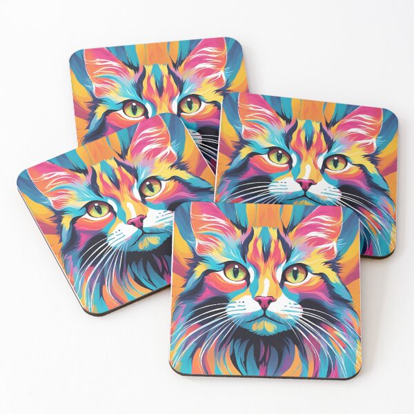 Item preview, Cat in paints designed and sold by whatthefoxsays.