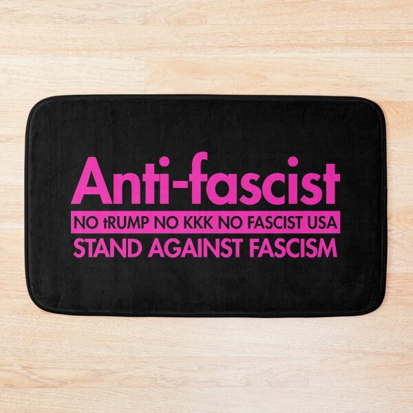 Item preview, Anti-fascist - No tRump No KKK No Fascist USA (hot pink) designed and sold by Thelittlelord.