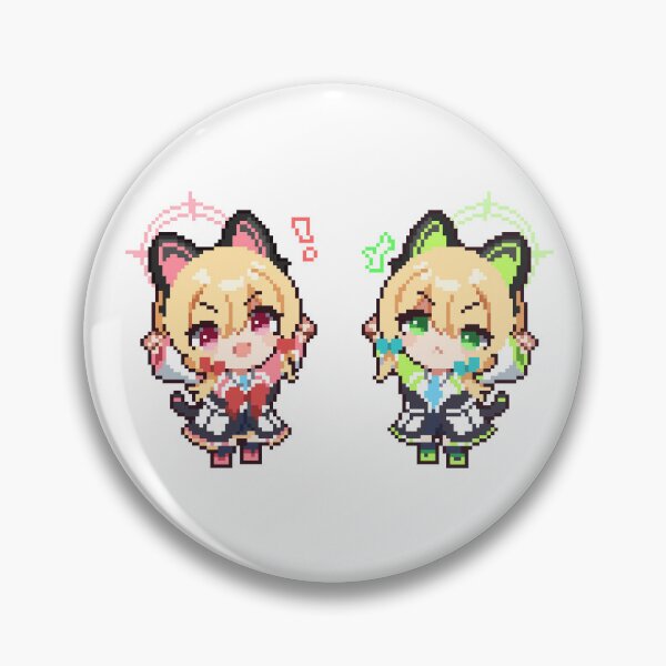 Item preview, Pixel Momoi and Midori - Blue Archive designed and sold by DarkMysteryMan.