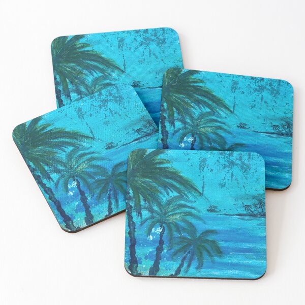 Item preview, Palm Trees Painting  designed and sold by MatrixTattoo.