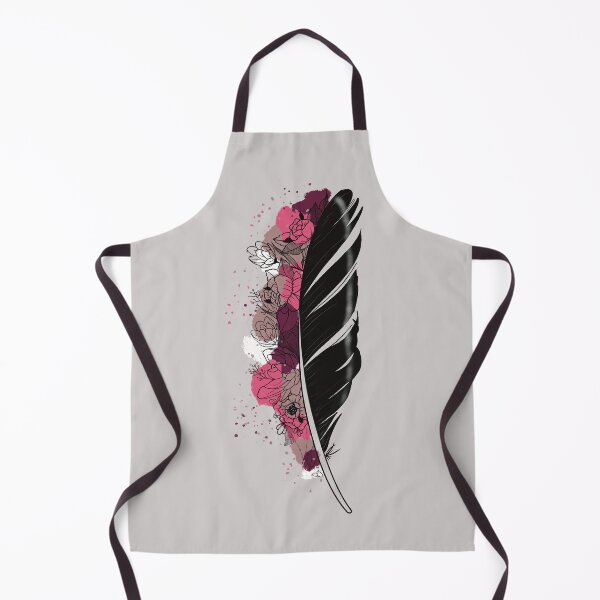 Item preview, Feather and pink flowers designed and sold by Ema-R.