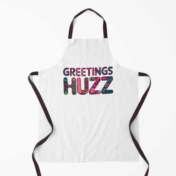 Item preview, Greetings Huzz Funky and Artistic Typography designed and sold by Amanda's Factory.