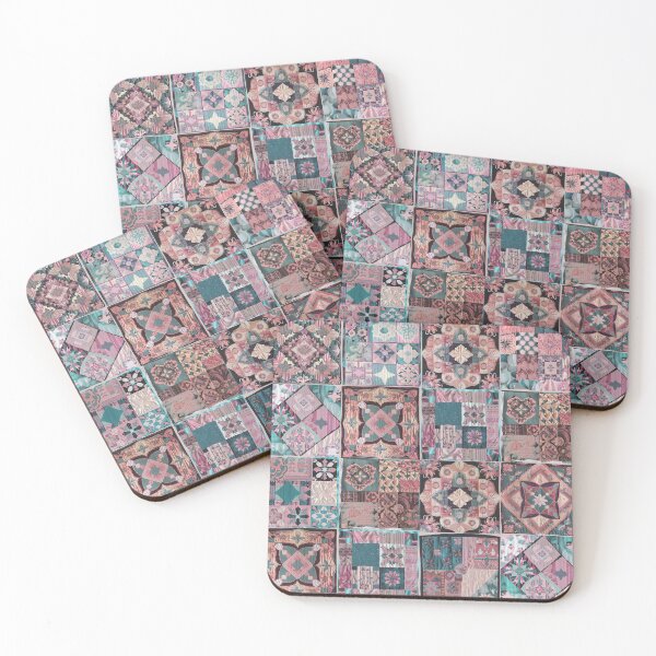 Item preview, Whimsigoth Quilt Pattern 2025 Vintage (Trans Flag Version) | Stickers Decals DIY CRAFTS   designed and sold by Two Otters Co.