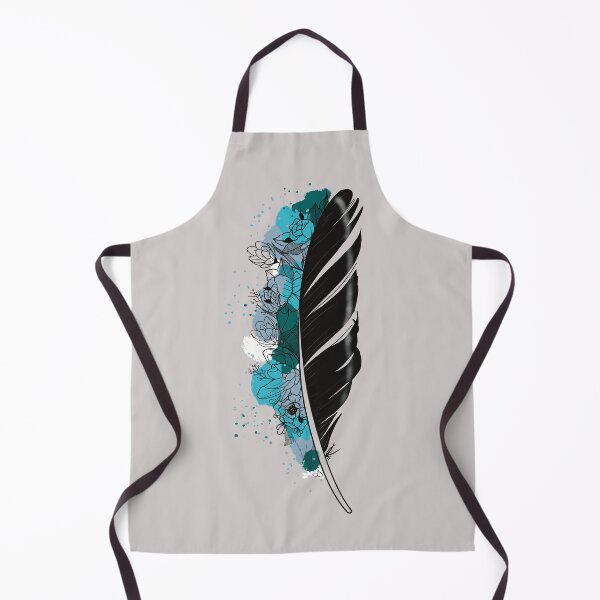 Item preview, Blue feather and flowers designed and sold by Ema-R.