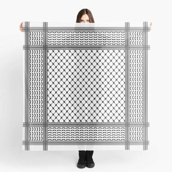 Traditional Palestinian Kuffiyeh Scarf