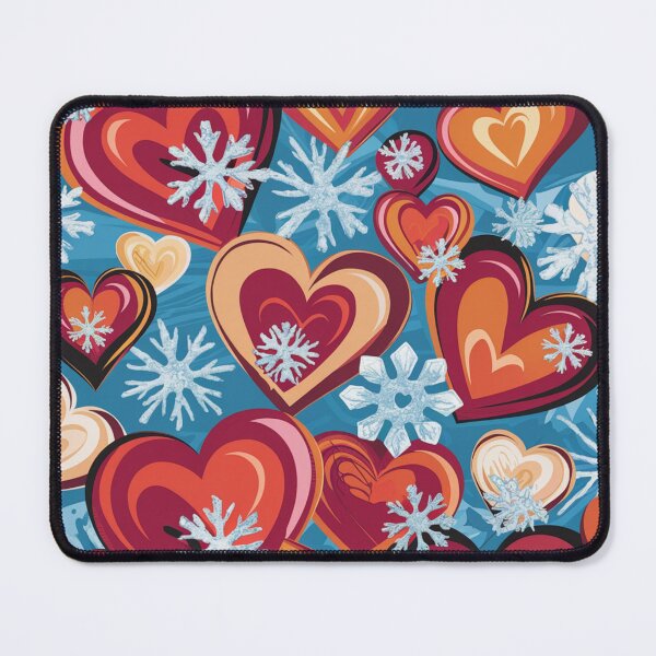 Item preview, Colourful hearts and snowflakes designed and sold by FusiTink.