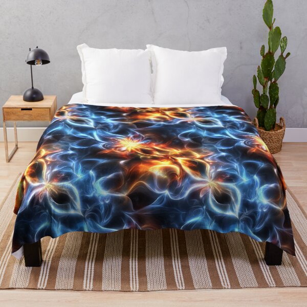 Item preview, Fiery and Icy Abstract Glow designed and sold by InkInduldge.