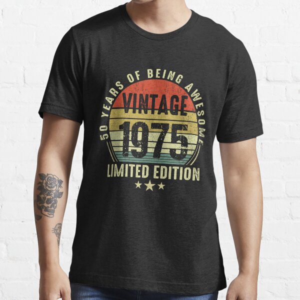 Item preview,  Vintage 1975, 50th Birthday Gift Distressed Design Funny   designed and sold by FernaRoje.