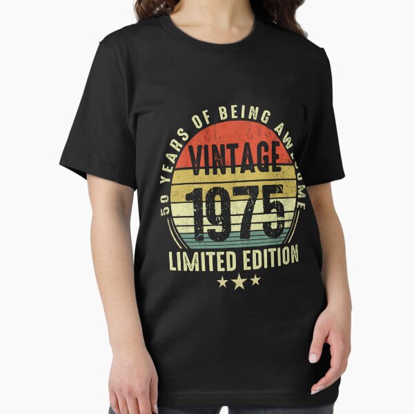 Item preview,  Vintage 1975, 50th Birthday Gift Distressed Design  designed and sold by FernaRoje.