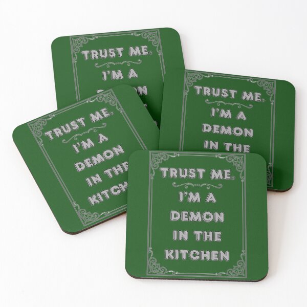 Item preview, TRUST ME. I'M A DEMON IN THE KITCHEN designed and sold by Ferndragons.