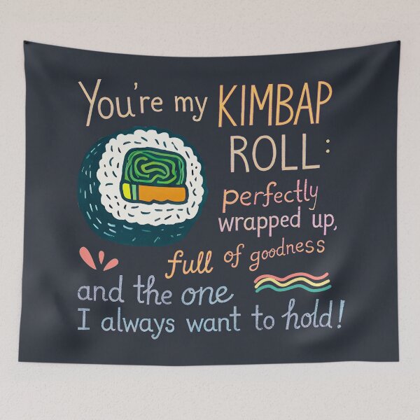 Item preview, Korean Kimbap Valentines Day  designed and sold by HowToCanadian.