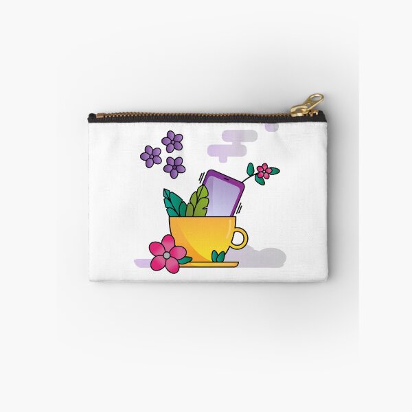 Item preview, Cup with cellphone and flowers designed and sold by AgingeR.