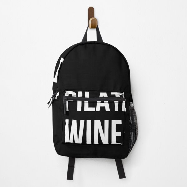 Item preview, Pilates now. Wine Later. funny Pilates workout gym humor designed and sold by snowry.