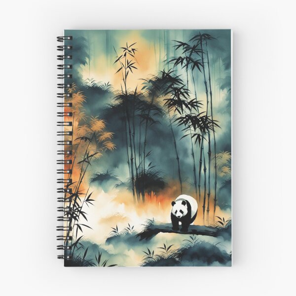 Item preview, Panda en el bosque de bambú designed and sold by SpunkySpaniel.