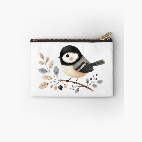 Item preview, Cute Coal Tit on a Branch designed and sold by Petalette.
