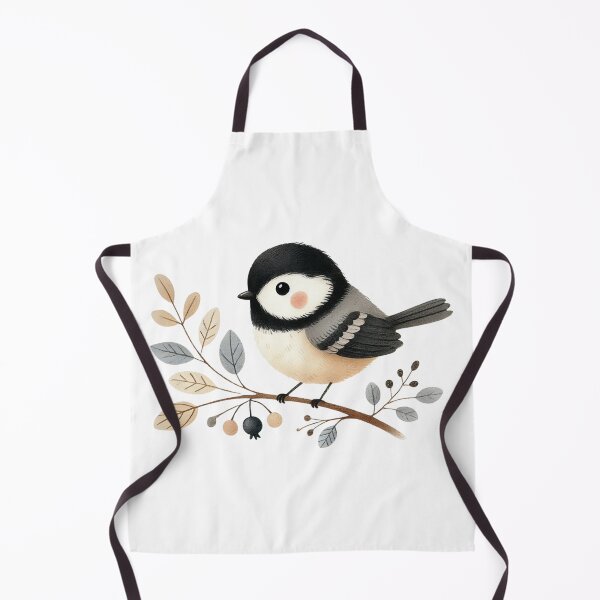 Item preview, Cute Coal Tit on a Branch designed and sold by Petalette.