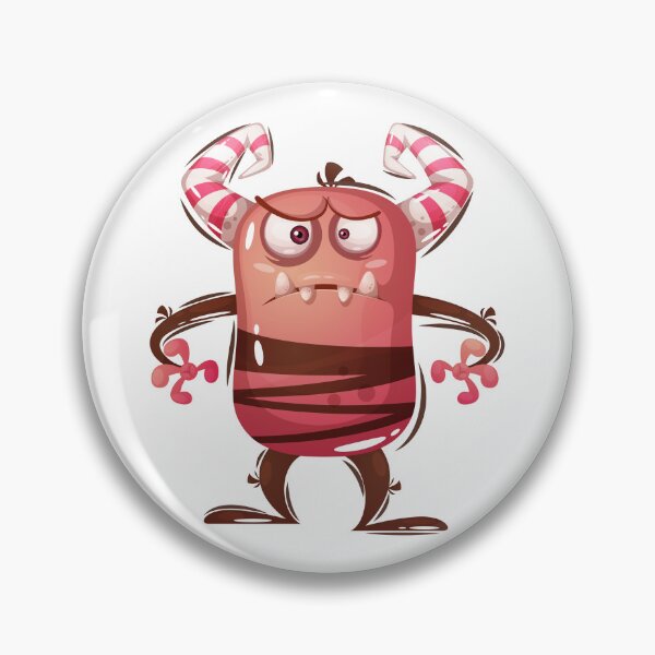 Item preview, Grumpy Candy Horn Monster - Funny Cartoon Design designed and sold by OwOlet.