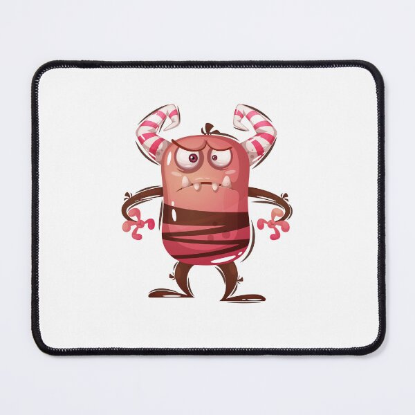 Item preview, Grumpy Candy Horn Monster - Funny Cartoon Design designed and sold by OwOlet.