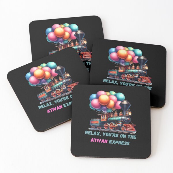 Item preview, Relax you’re on the Ativan Express  designed and sold by FelkMariShop.