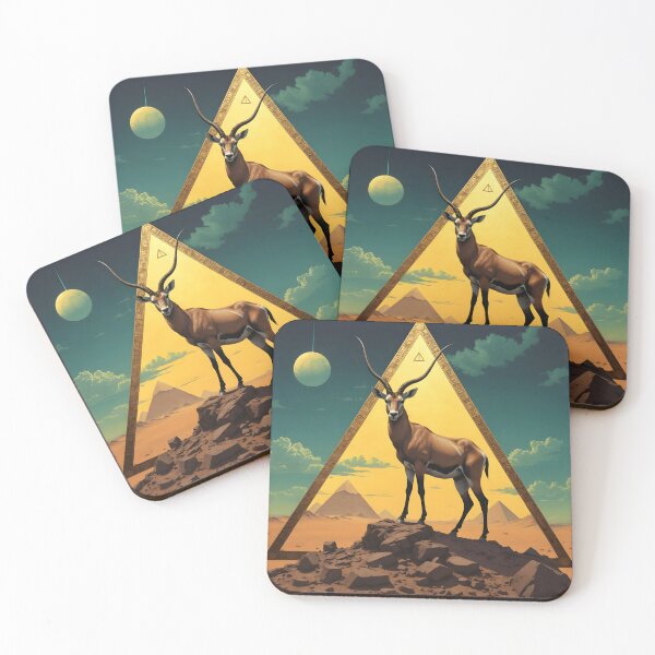 Item preview, Antelope with Pyramids designed and sold by HabitableMoons.