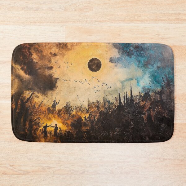 Item preview, Medieval Art - War Under the Full Moon designed and sold by Fantasy Masterpiece.